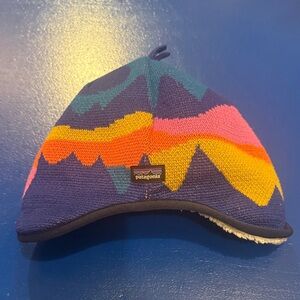 Patagonia Baby Reversible Beanie | Frontera: Passage Blue
